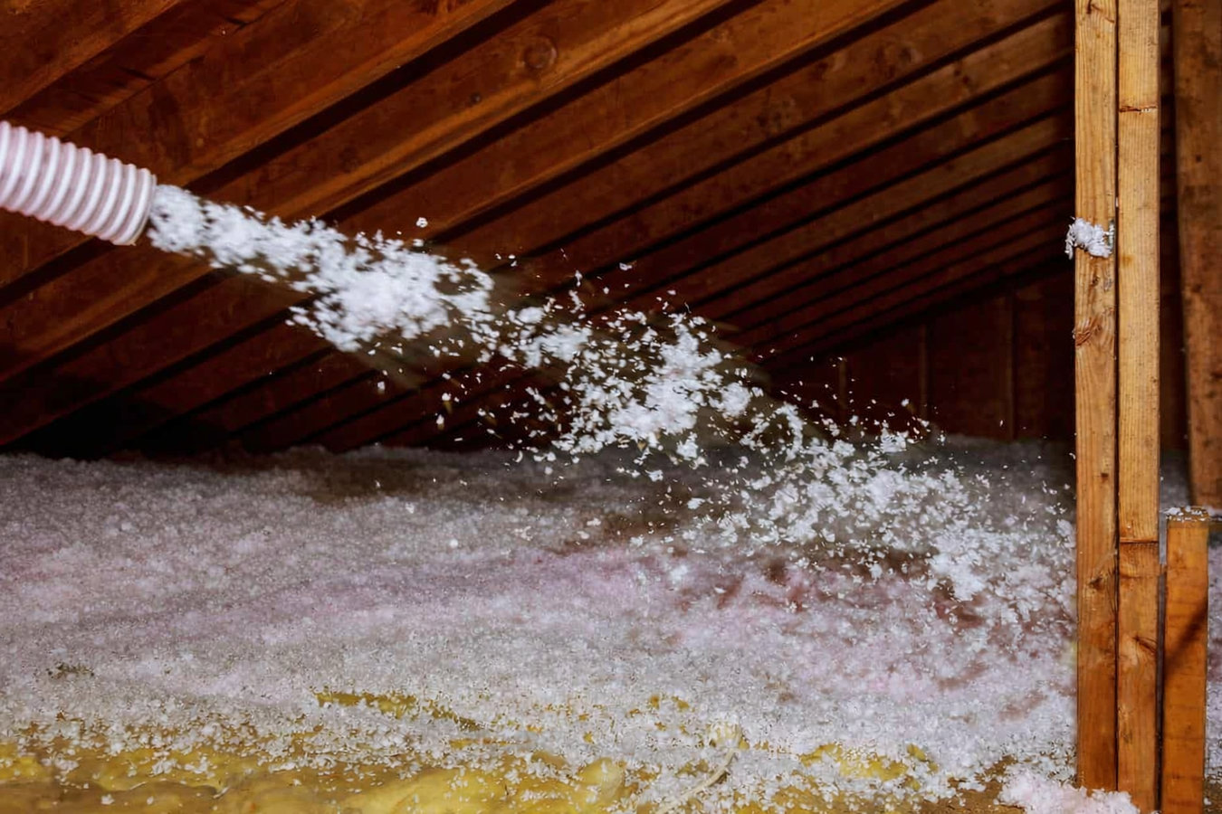 Blown-in insulation